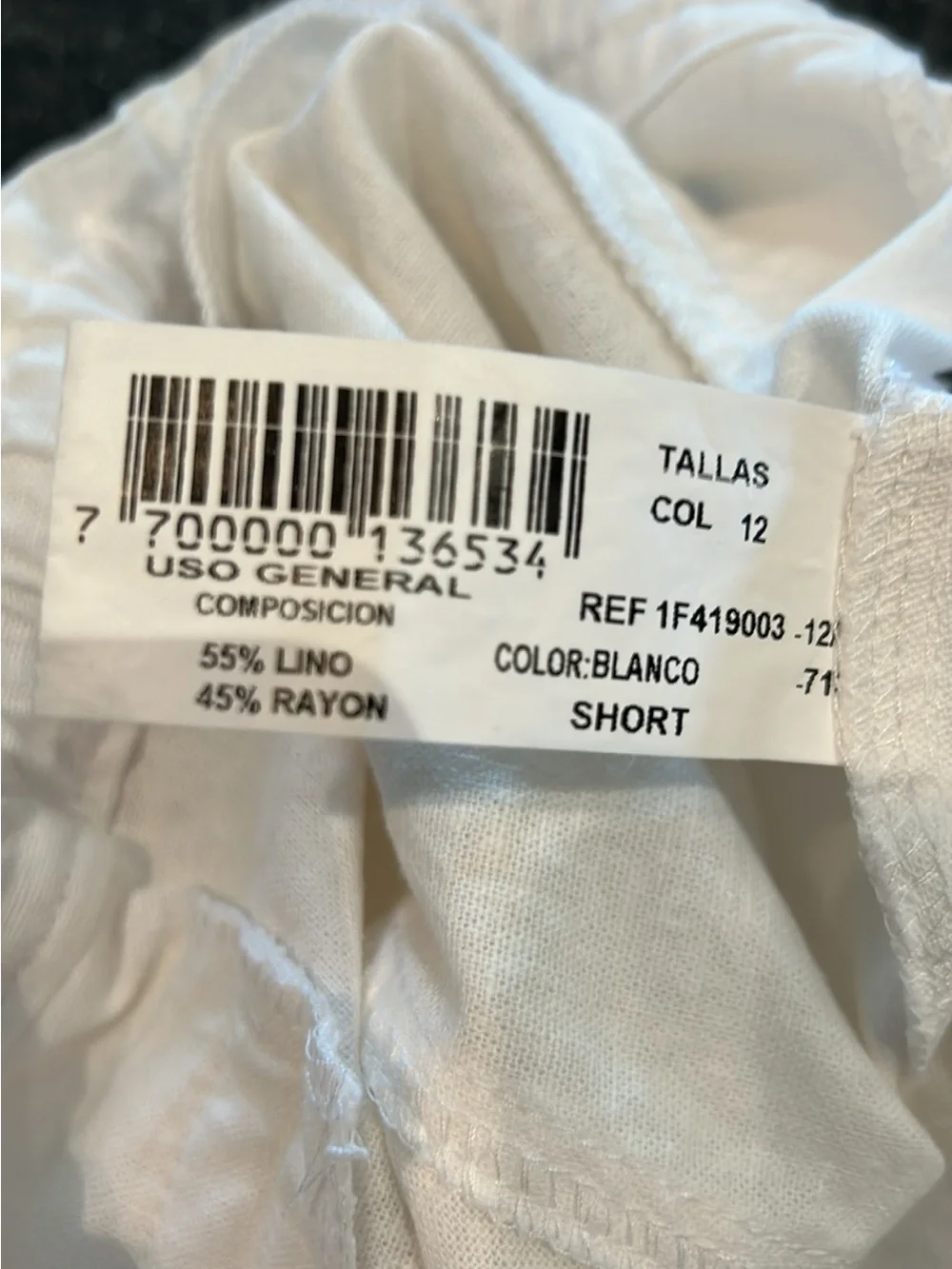 Linen Blend Drawstring Shorts - Picture 9 of 10